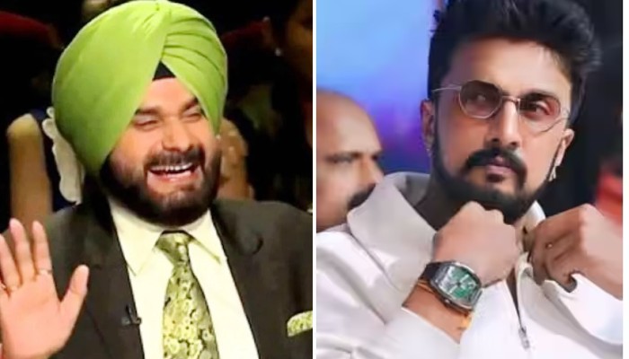 Kiccha Sudeep recalls Navjot Singh Sidhu bat gift video goes viral kvn