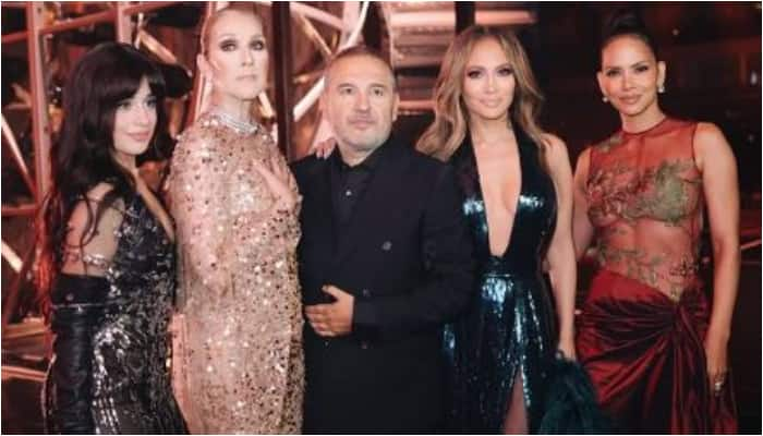 Jennifer Lopez Celine Dion and Halle Berry performed at Elie Saab show in riyadh 