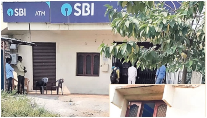 Strong room of SBI branch broke open and 19 kilogram of gold pledged by customers lost