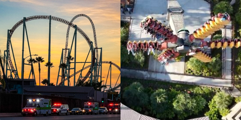 malfunction equipments amusement park leaves 22 people stuck in midair  Sol Spin 