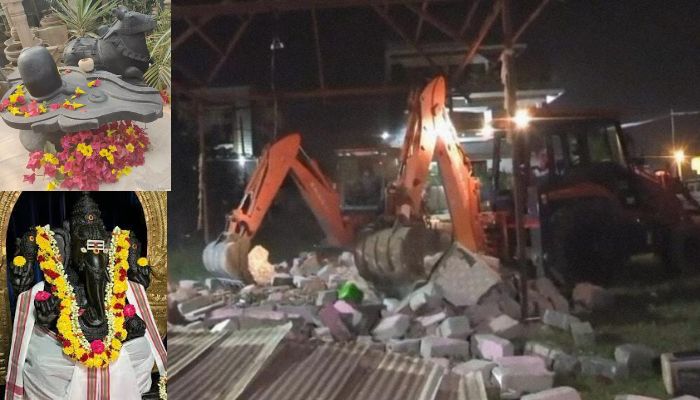 Karnataka Govt demolished Shiva and Ganesh temples in Raichur overnight sat