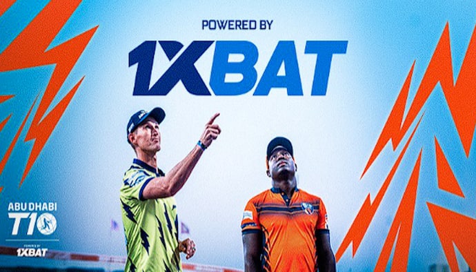 1xBat announced as the “POWERED BY” sponsor for the Abu Dhabi T10 2024 edition.