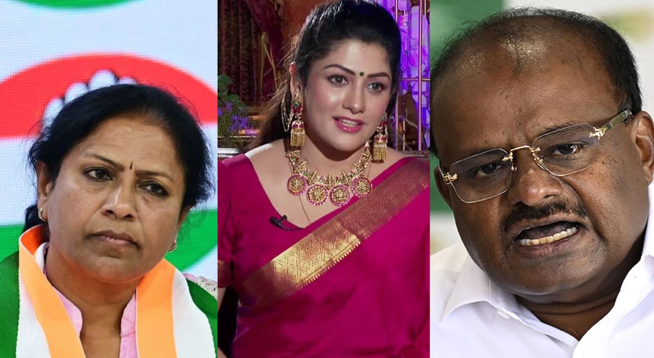 Congress Spokesperson Tejaswini gowda Kariya comment on hd Kumaraswamy and Radhika san