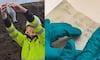 archaeologists letter in a bottle in Viking era burial spot 