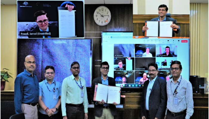 An Implementation agreement was signed between ISRO Australian Space Agency for Gaganyaan Mission 