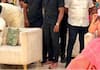 Nayanthara and Dhanush attend Idly Kadai Movie Producer Aakash Bhaskaran Wedding gan