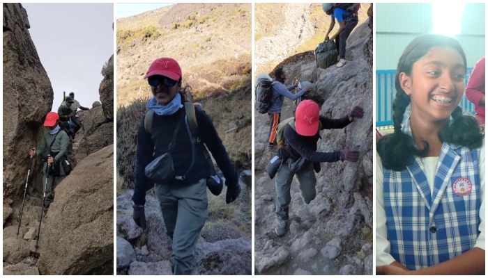 Malayali Girl achievement 13 year old malayali girl conquer mount kilimanjaro 