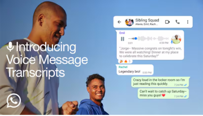 WhatsApp introduces voice message transcripts feature 