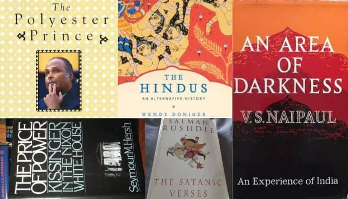 India Banned 5 Books for religion and Nationality controversies sat