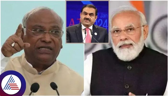 PM Narendra Modi is protecting Gautam Adani allegation by Mallikarjun Kharge sat