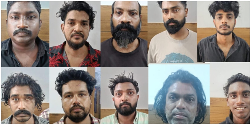 CPI party office and houses were vandalized 11 member criminal gang arrested in Thrissur