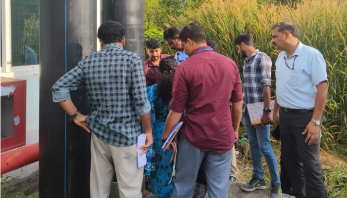 vigilance inspection in the super specialty building in Alappuzha medical college