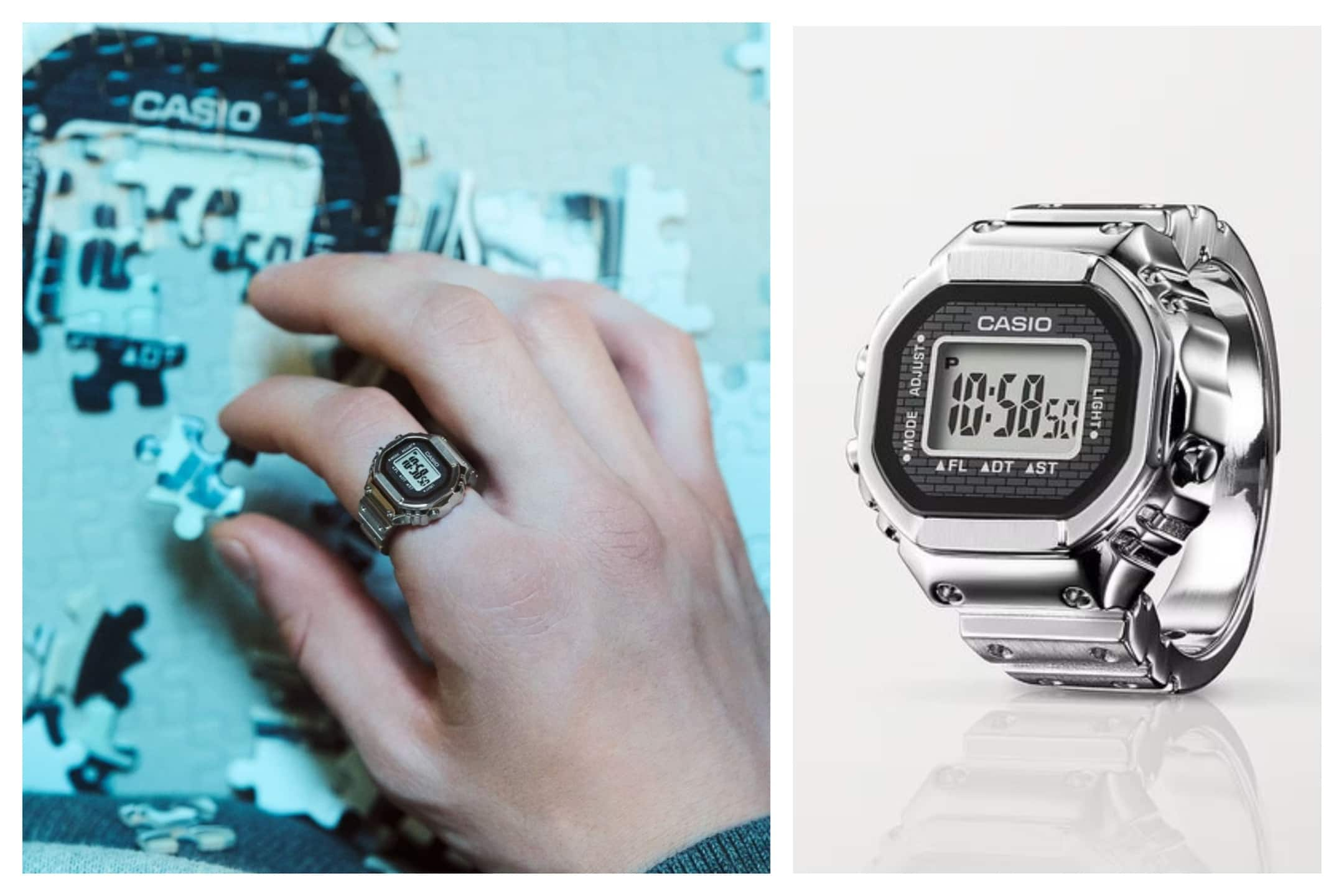 Casios ring watch features a miniature LCD screen, skips the fitness fuss vel