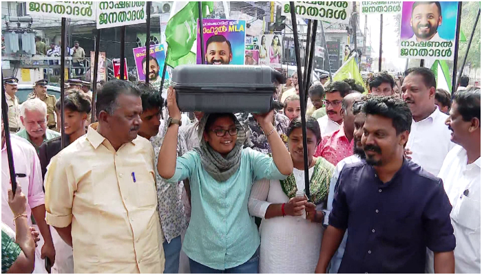 UDF started the celebration with Palakkad trolley bag 