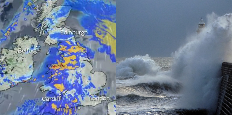 high winds potential flooding  snow Storm Bert to hit Britain saturday 