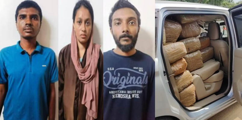 318 kg ganja worth 3 crore seized three including malayali criminal held 