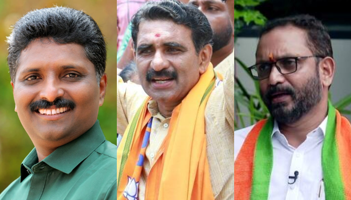 Palakkad by-election result latest news bjp leaders including sandeep vachaspati against bjp state president k surendran 