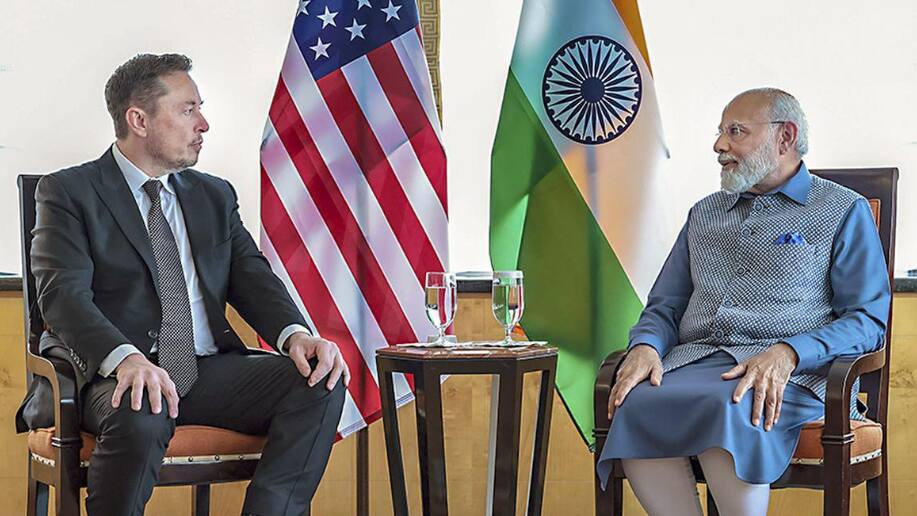 musk and modi