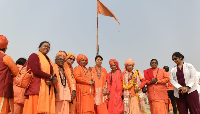 Mahakumbh 2025: Dharm Dhwajas hoisted by prestigious Sanyasi Akharas at Prayagraj gcw