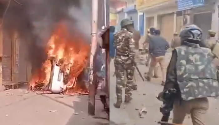 Tensions escalate in UP's Sambhal over masjid survey, police fire tear gas as protesters pelt stones (WATCH) dmn