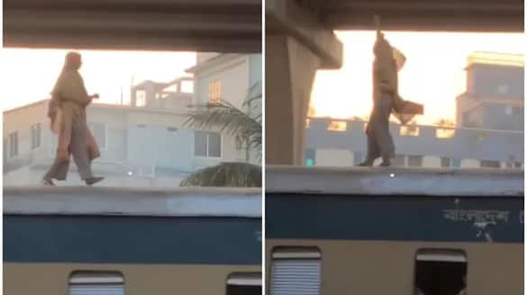 Real life Subway Surfers! Woman seen dancing, running on roof of moving train; video shocks Internet (WATCH) shk