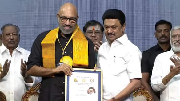 Actor Sathyaraj Awarded with Kalaingar Award ans