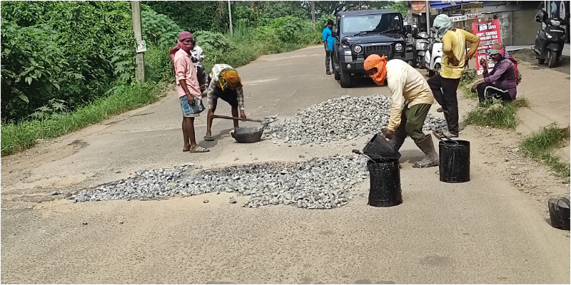 Kunnamkulam Municipality road repairs starts 