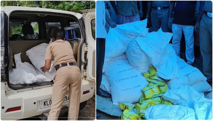 pan masala products seized from an auto rickshaw drivers home in trivandrum 