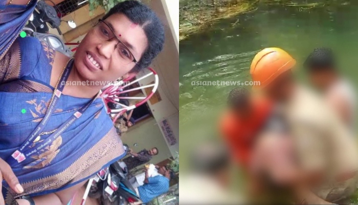 teacher committed suicide by jumping into a pond  in Kollam