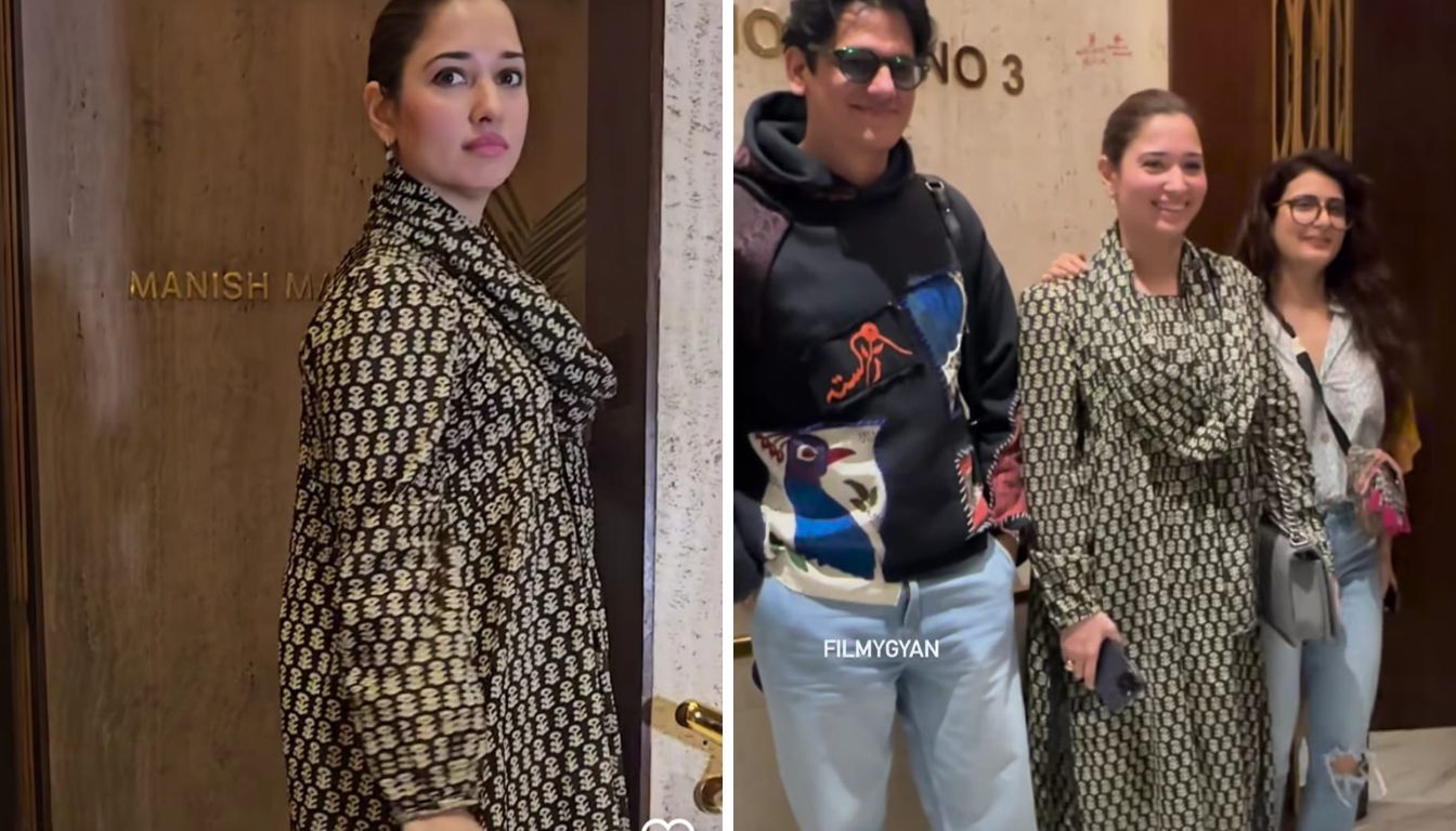 Tamannaah Bhatia trolled for pressing camera instead of bell roo