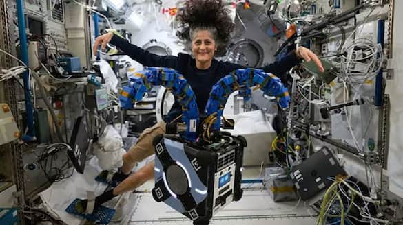 Sunita Williams cleans Space Station bathroom becomes space janitor san