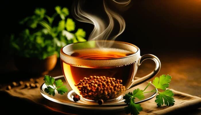 drink Coriander Tea on an Empty Stomach see the magic in health