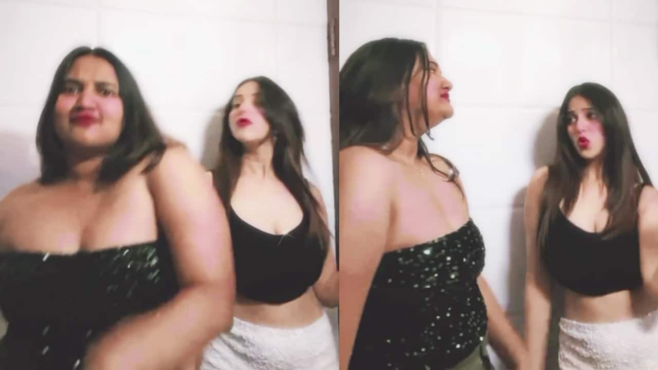 Bigg Boss fame  Nivedita Gowda has made a reel with her friend in bathroom video viral suc