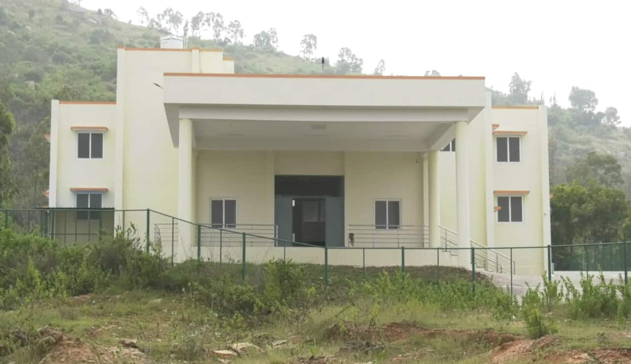 A drug house that was built but not inaugurated at Chamarajanagar rav