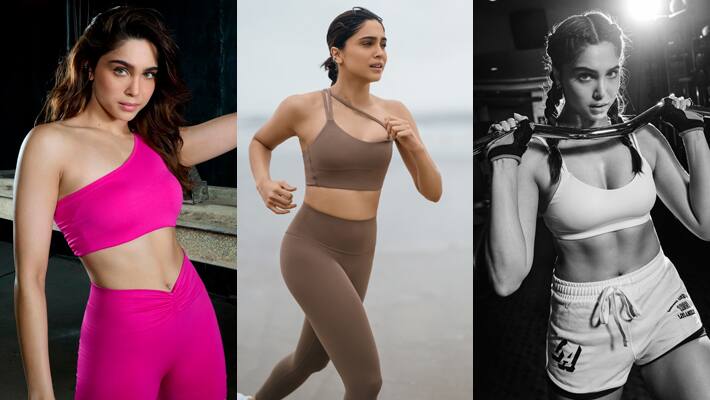 Sharvari Wagh stylish workout outfit inspirations