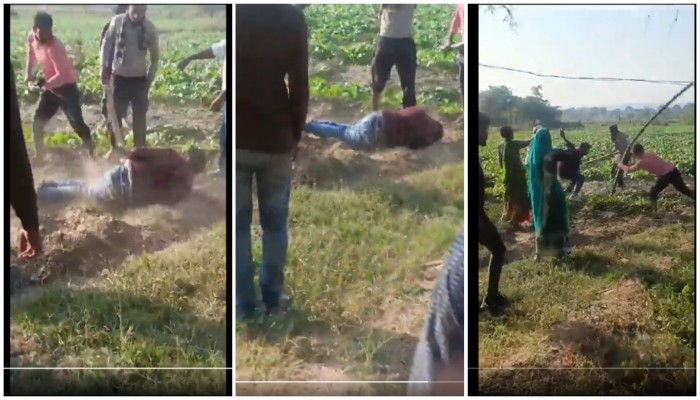 MP SHOCKER! Dalit man beaten to death by Sarpanch, his family over borewell dispute; WATCH chilling video shk