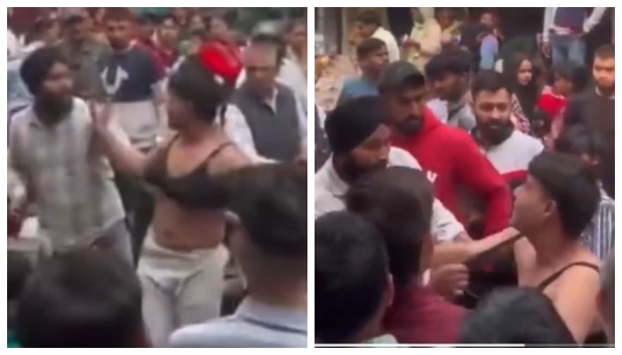 Video of a young man wearing a bra being beaten up by locals for reels shoot goes viral 