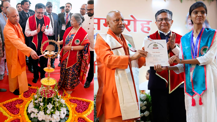 CM Yogi urges youth to embrace reforms and new knowledge at Allahabad University convocation