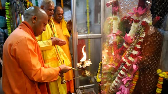 Yogi Adityanath visits Nagvasuki Temple in Prayagraj during Kumbh Mela preparations sgb