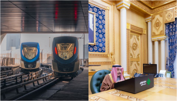 king salman inaugurated riyadh metro rail 