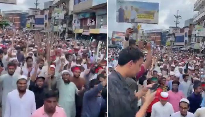 We will peel off ISKCON devotees skin Radical Muslims protest on Bangladesh streets amid unrest WATCH vkp