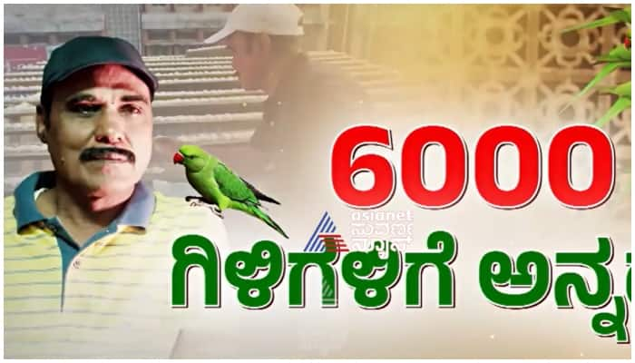 chennai birdman Joseph Sekar feeding parrots for past 20 years gow