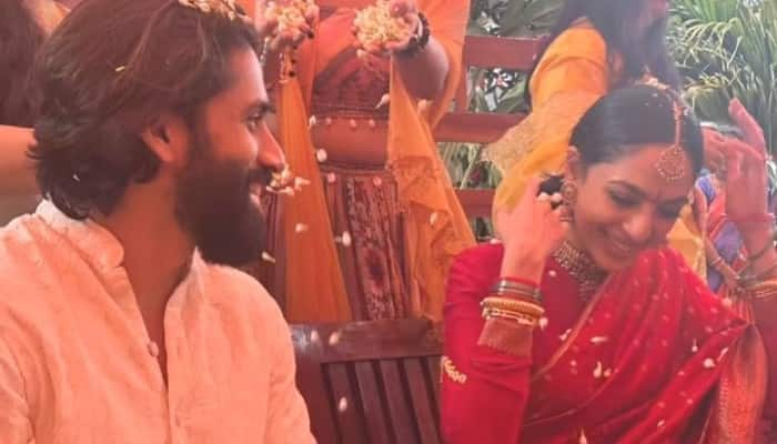 Naga Chaitanya, Sobhita Dhulipala Wedding: Couple's haldi pictures go VIRAL [PHOTOS]