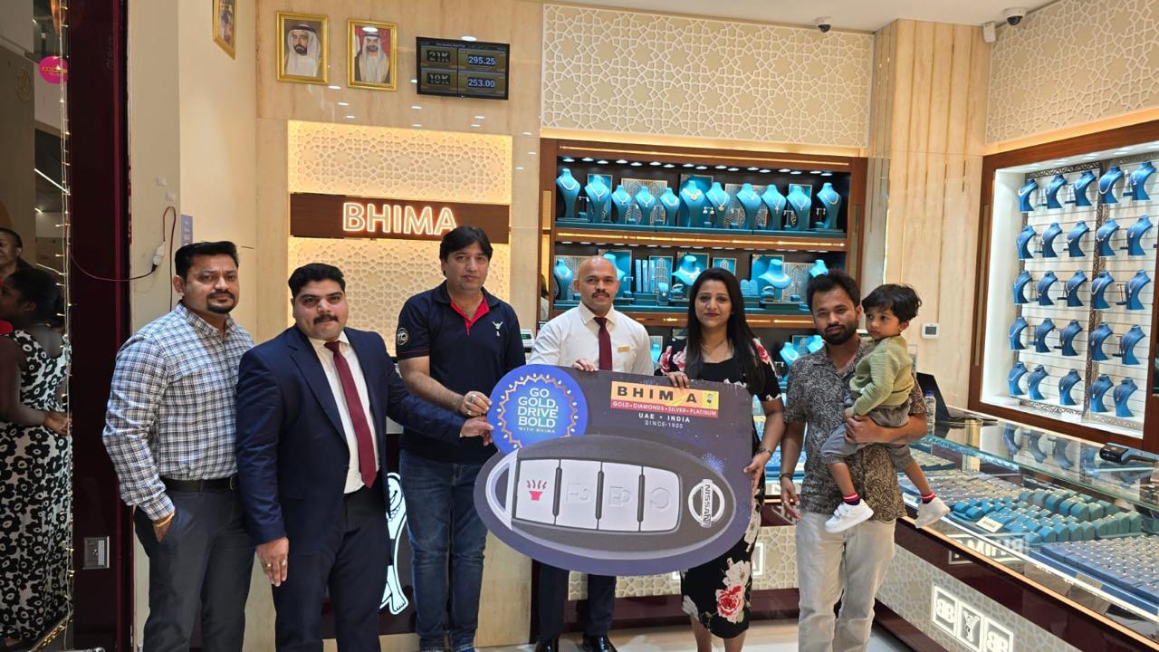 Bhima Jewellers Middle East Go Gold, Drive Bold with Bhima winner Nissan Petrol