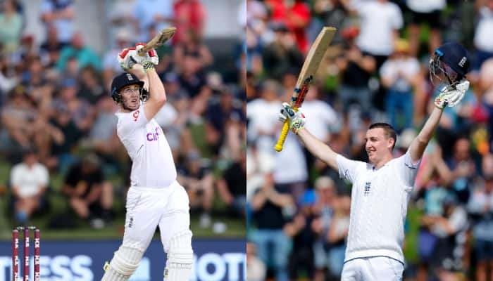 Harry Brook hits 7th Test century as England trail by Just 29 runs in day 2 against NZ in 1st Test at Hagley Oval Christchurch 