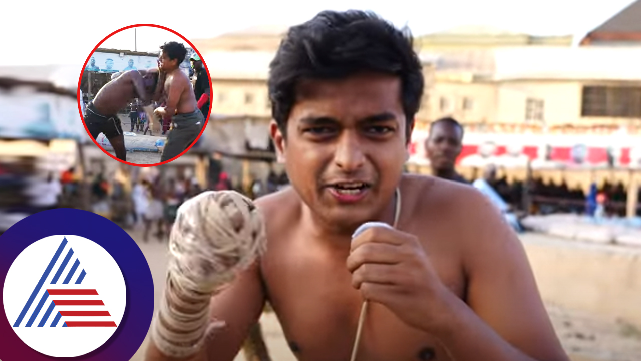 In Nigeria  Dr Bro urf Gagan was tied and left in boxing field Funny video viral suc