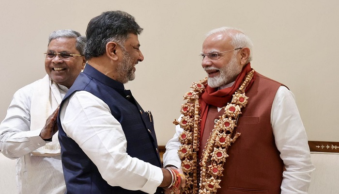 Karnataka CM Siddaramaiah met PM Narendra Modi grg 