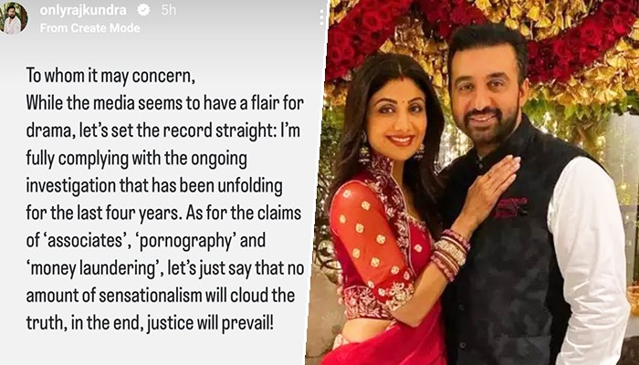 Pornography case: 'Unacceptable To Drag My Wife...' says Raj Kundra ED raids properties of Shilpa Shetty in Mumbai, UP RBA