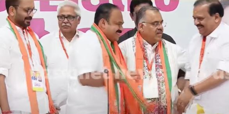 alappuzha local committee member bibin-c-babu-join to bjp