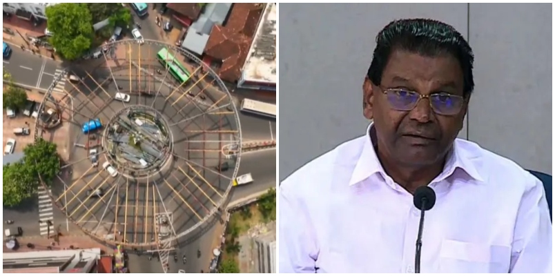 Kottayam Skywalk project Thiruvanchoor Radhakrishnan says the ldf government is killing development projects